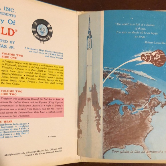 ***Free*** The Story Of Mr. World 7" Double Vinyl Lp Set '62 - Picture 7 of 12